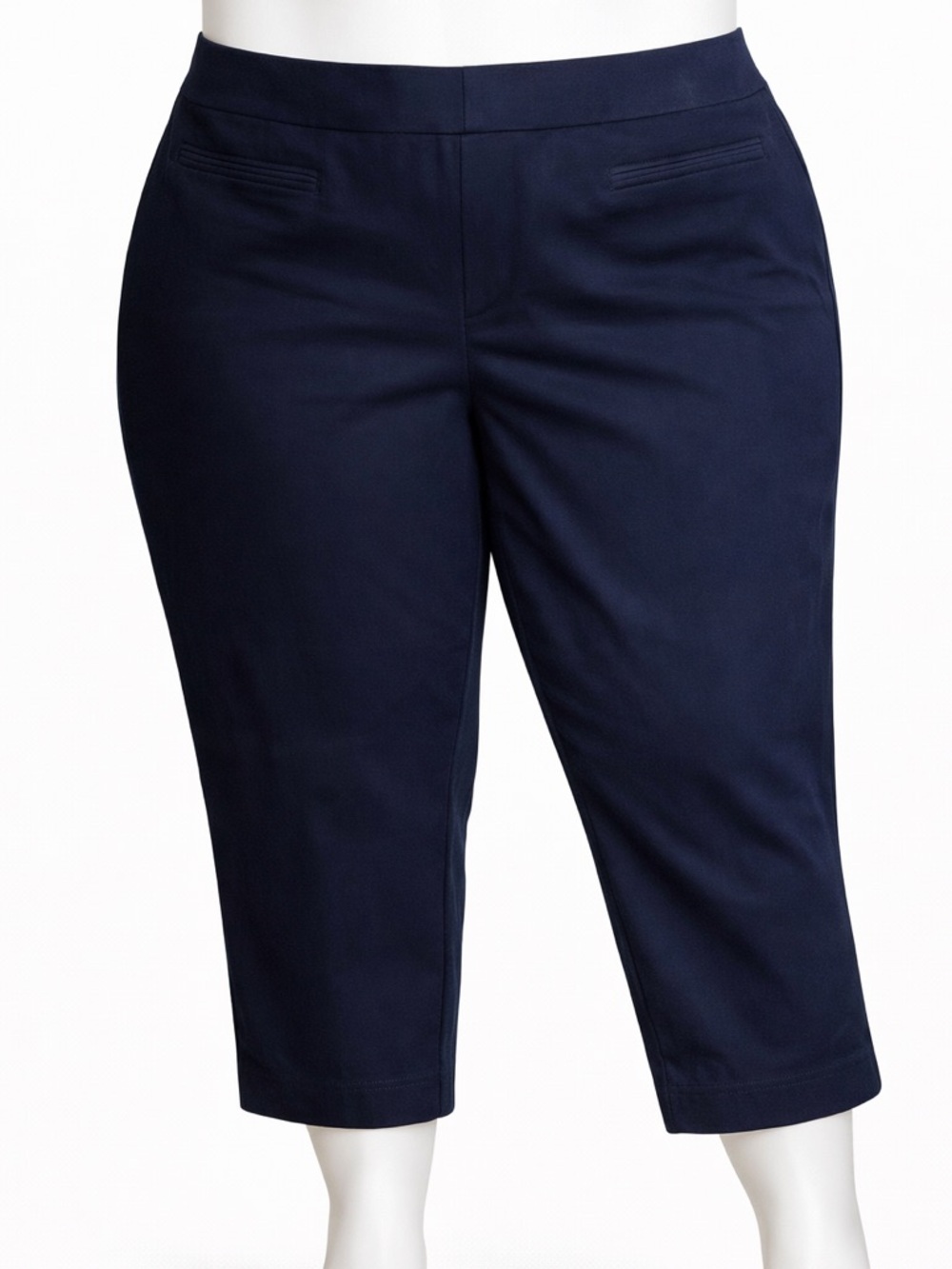 Croft and Barrow Dark Blue The effortless stretch capris size 16 regular